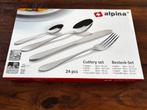 Alpina bestekset , 24 delig bestek, nieuw in doos, Huis en Inrichting, Nieuw, Ophalen of Verzenden, Bestekset, Inox of Chroom