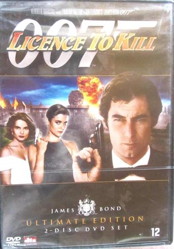 DUBBELE DVD ACTIE- LICENCE TO KILL (TIMOTHY DALTON) beschikbaar voor biedingen