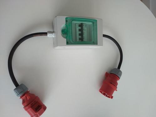 Verloopsnoer / verloopstekker van 5-polige 32A stekker naar, Doe-het-zelf en Bouw, Elektriciteit en Kabels, Nieuw, Stekker, Ophalen