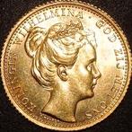Or - Pays-Bas - 10 florins - Wilhelmina -1898, Monnaie en vrac, Reine Wilhelmine, Enlèvement ou Envoi, Or