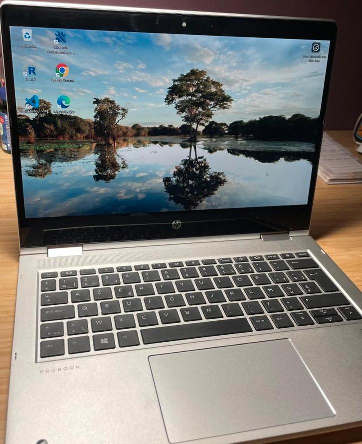 HP ProBook x360 435 G8, Computers en Software, Windows Laptops, Gebruikt, 13 inch, SSD, 2 tot 3 Ghz, 4 GB, Azerty, Met touchscreen