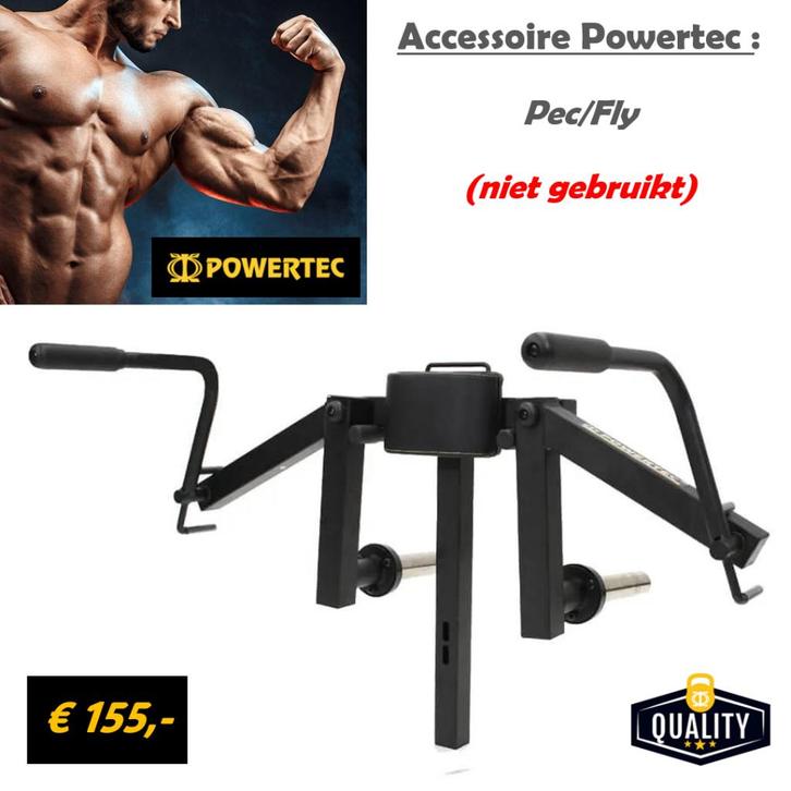 Powertec PEC/FLY Accessory WB-PFA19, Sports & Fitness, Appareils de fitness, Neuf, Centrale électrique, Pectoraux, Métal, Enlèvement