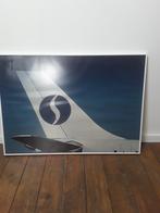 Sabena poster in originele lijst. A310 staartvlak, Verzamelen, Sabenasouvenirs, Ophalen, Zo goed als nieuw