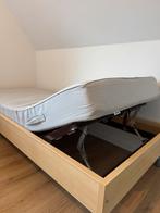 Bed frame + lattenbodem + matras, Huis en Inrichting, Slaapkamer | Bedden, Ophalen, 90 cm, Eenpersoons, Zo goed als nieuw