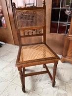 Klassieke stoel met riet (zitting en leuning). 3 stuks., Antiek en Kunst, Ophalen