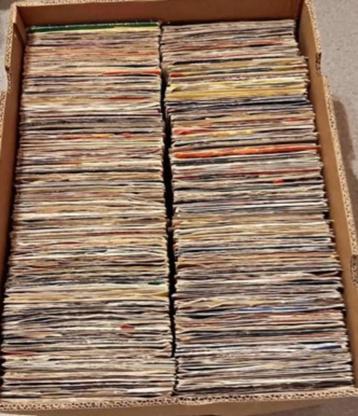 5 bananedozen vinylsingels 45t, engelse pop, Franse oldies.. beschikbaar voor biedingen