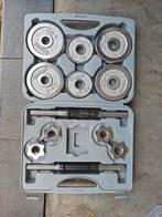Domyos Halterset 14kg, Sport en Fitness, Ophalen, Gebruikt, Halterset