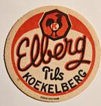 Elberg Pils Koekelberg onderzetter bierviltje bierdeckel, Ophalen of Verzenden, Viltje(s)