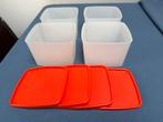 4 x Tupperware, Maison & Meubles, Cuisine| Tupperware, Enlèvement ou Envoi, Comme neuf, Rouge