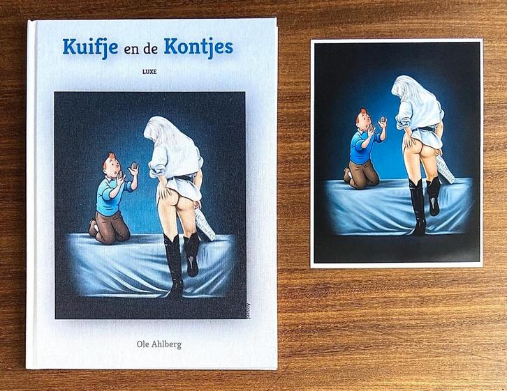 Kuifje en de Kontjes - Linnen Hardcover met Prent - Nieuw, Livres, BD, Neuf, Envoi