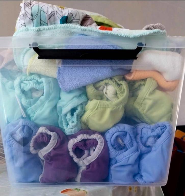 Wasbare luiers, Kinderen en Baby's, Badjes en Verzorging, Zo goed als nieuw, Ophalen