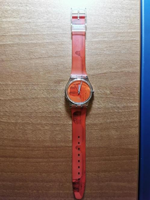 Swatch Pure Line  SFB101 + Zerkon GK240, Handtassen en Accessoires, Horloges | Dames, Zo goed als nieuw, Polshorloge, Swatch, Kunststof