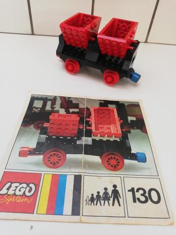 lego 130 trein wagon with double tippers