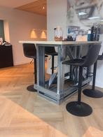 Staalframe tafels, perfect voor industrie/ restaurants etc., Huis en Inrichting, Tafels | Eettafels, Teakhout, Ophalen of Verzenden