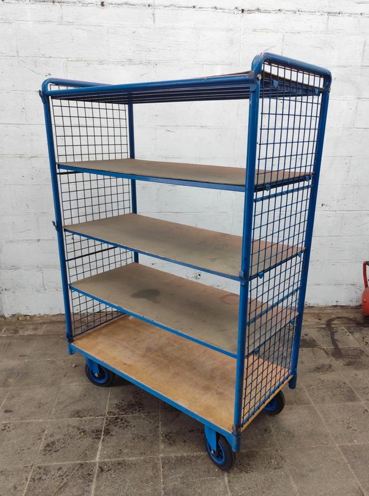 Magazijnrek I etalagewagen I magazijnkar, Doe-het-zelf en Bouw, Transportwagens, Zo goed als nieuw, Transportkar, Ophalen