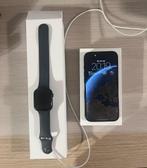 Apple iPhone 15 Pro + Apple Watch Serie 8, Telecommunicatie, Mobiele telefoons | Apple iPhone, Ophalen, Zwart, 128 GB, IPhone 15 Pro