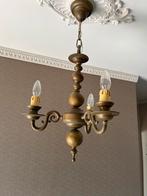 Bronzen luchter, Huis en Inrichting, Lampen | Kroonluchters, Ophalen, Zo goed als nieuw, Metaal