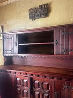 Buffetkast notenhout, Huis en Inrichting, Ophalen, Gebruikt, 100 tot 150 cm, Koloniaal