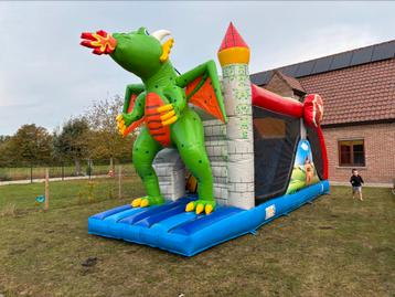 Springkasteel stormbaan te huur  9m beschikbaar voor biedingen