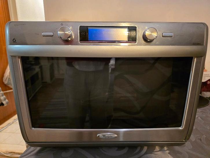 JT379 Whirlpool JetChef Oven - Magnetron, Grill, Hete lucht, Elektronische apparatuur, Microgolfovens, Gebruikt, Vrijstaand, Combi-microgolfoven