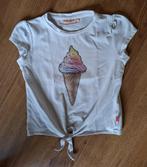 Someone witte T-shirt ijsje 128, Gebruikt, Meisje, Ophalen of Verzenden, Someone