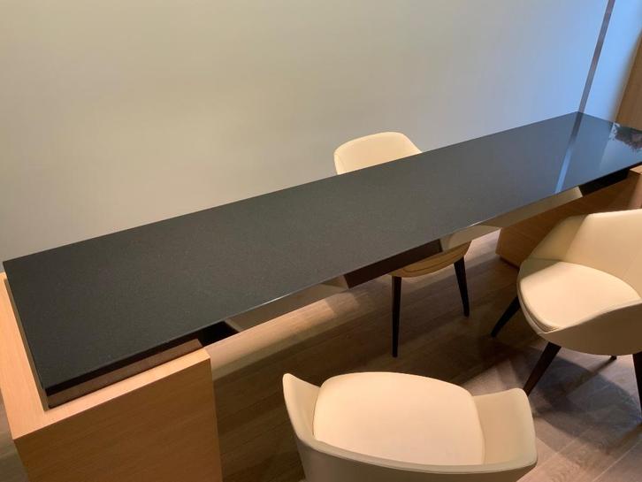 Granieten tafelblad, Huis en Inrichting, Overige Huis en Inrichting, Zo goed als nieuw, Ophalen