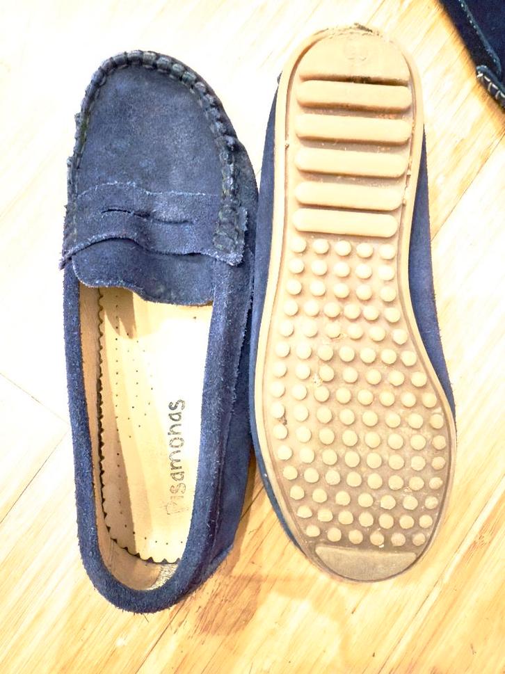 Mocassins Pisamonas bleu marine – enfant, Kleding | Dames, Schoenen, Zo goed als nieuw, Schoenen met lage hakken, Blauw, Ophalen