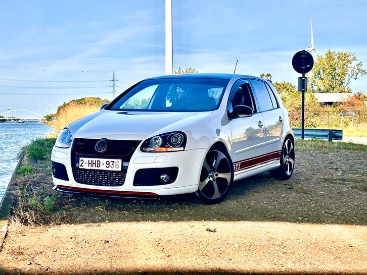 Golf 5 GTI, Auto's, Volkswagen, Bedrijf, Golf, ABS, Benzine, Euro 4, 5 deurs, Handgeschakeld, Wit, Grijs, Ophalen of Verzenden