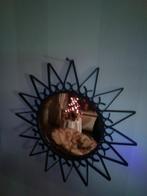 zonnespiegel,vintage, Huis en Inrichting, Woonaccessoires | Spiegels, Ophalen, Zo goed als nieuw