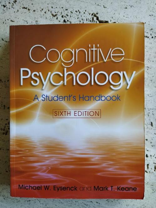 Cognitive Psychology, A Student's Handbook, Livres, Psychologie, Comme neuf, Psychologie cognitive, Enlèvement ou Envoi