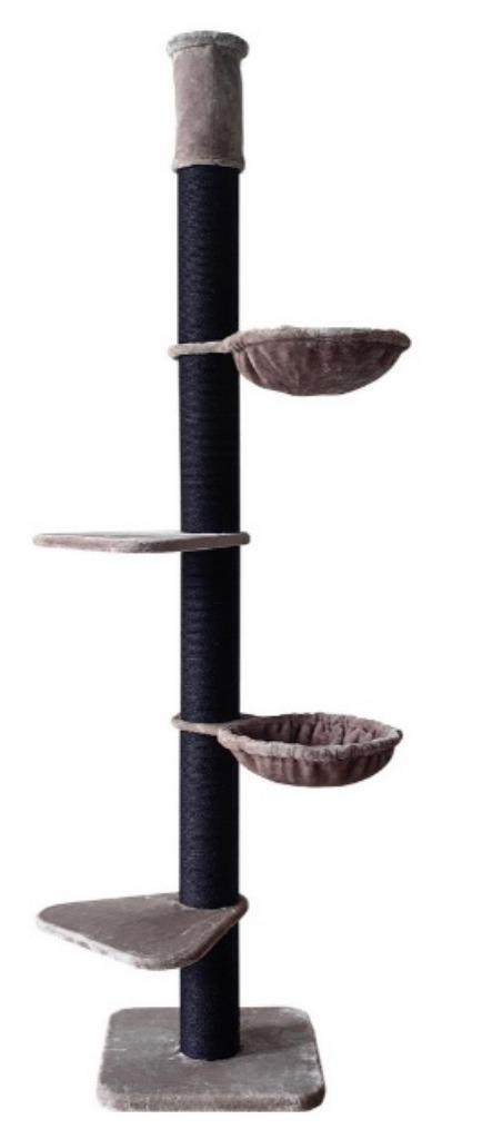 Arbre à chat Olympus XXL gris-noir 250-275 cm, Animaux & Accessoires, Meubles griffoirs pour chats, Neuf, Griffoir, Enlèvement