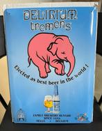 Delirium Tremens plaat metaal 29 x 39 cm, Verzamelen, Biermerken, Ophalen of Verzenden, Nieuw