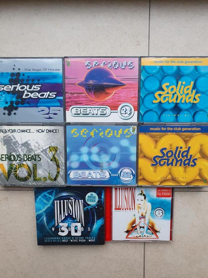Illusion - Serious beats - Solid Sounds CD´s, Cd's en Dvd's, Cd's | Dance en House, Ophalen of Verzenden