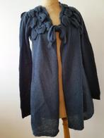 MAIS IL EST OU LE SOLEIL ? Long gilet bleu pétrole NEUF T.S, Vêtements | Femmes, Pulls & Gilets, Neuf, Taille 38/40 (M), Enlèvement ou Envoi