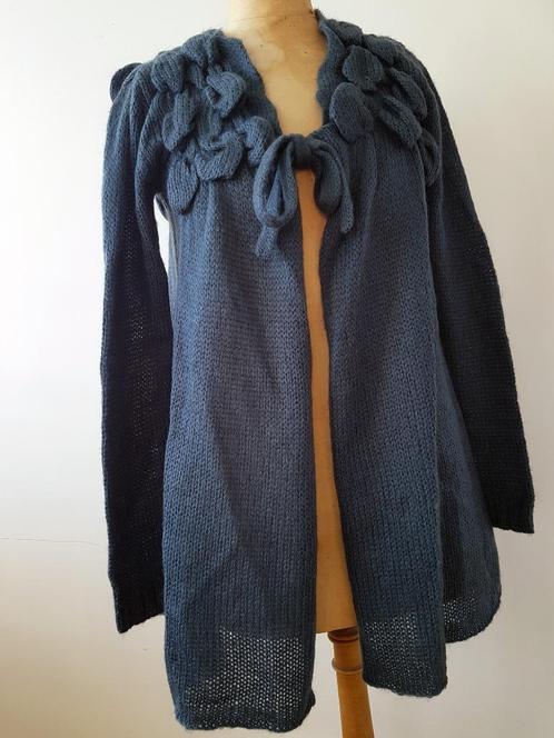 MAIS IL EST OU LE SOLEIL ? Long gilet bleu pétrole NEUF T.S, Vêtements | Femmes, Pulls & Gilets, Neuf, Taille 38/40 (M), Bleu