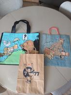 3 zakjes/boodschapzak Kuifje Tin-Tin Nieuw zie objecten, Ophalen, Kuifje, Nieuw
