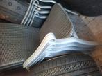 4 aluminium stoelen met grijze rietbekleding in goede staat, Tuin en Terras, Tuinstoelen, Ophalen, Gebruikt, Aluminium