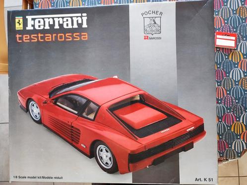 Pocher Ferrari Testarossa 1/8, Hobby & Loisirs créatifs, Modélisme | Voitures & Véhicules, Comme neuf, Enlèvement ou Envoi