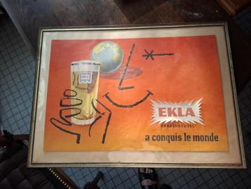 Pub  Ekla Vandenheuvel ( maquette test / voir photo), Enlèvement ou Envoi, Utilisé, Panneau, Plaque ou Plaquette publicitaire