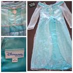 Prinsessenjurk Frozen Elsa Disneyland maat 128 kleed, Ophalen of Verzenden, Zo goed als nieuw
