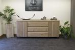 Design Dressoir van steigerhout met stalen onderstel, Huis en Inrichting, Ophalen of Verzenden, Nieuw