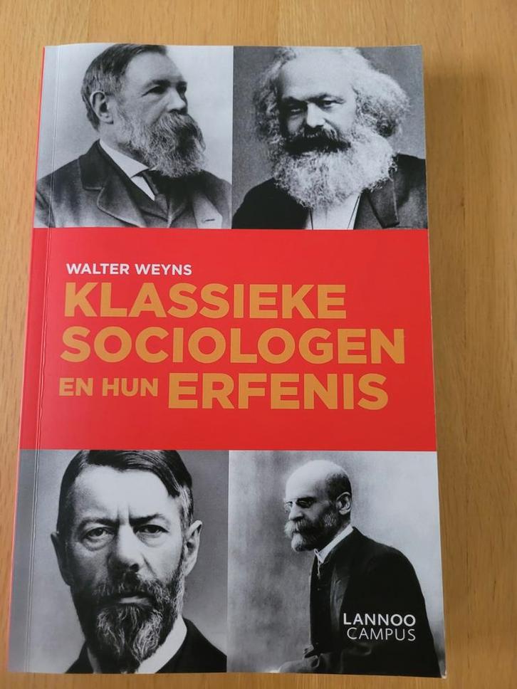 Walter Weyns - Klassieke sociologen en hun erfenis, Boeken, Wetenschap, Ophalen of Verzenden