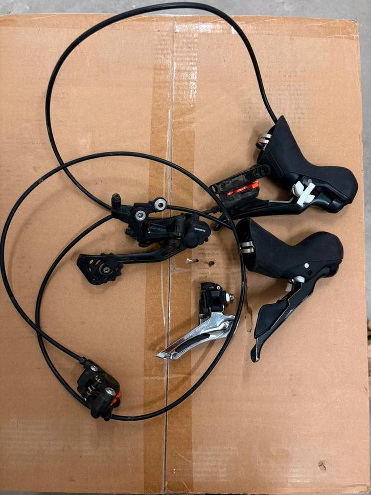 Shimano Tiagra 4700/GRX 400 mini Road/Gravel Groupset, Fietsen en Brommers, Fietsonderdelen, Gebruikt, Racefiets, Overige typen