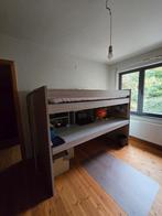 Hoogslaper met bureau, Huis en Inrichting, Slaapkamer | Stapelbedden en Hoogslapers, Ophalen, Eenpersoons, 210 cm, Minder dan 160 cm