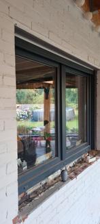 4x pvc ramen met electrische rolluiken en vliegenraam, Doe-het-zelf en Bouw, Ophalen, Gebruikt