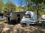 Derhleffs 495 QSK, Caravans en Kamperen, Caravans, Kachel, Dwarsbed, Particulier, Tot en met 6