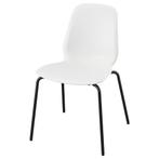 IKEA Lidås eetkamerstoel, set van 4, Huis en Inrichting, Stoelen, Ophalen, Gebruikt, Wit, Metaal