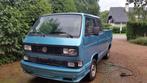 vw t3 doka, Auto's, Volkswagen, Beige, 4 cilinders, Blauw, Open dak