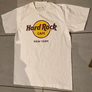 Origineel wit Hard Rock Cafe t-shirt New York - maat small beschikbaar voor biedingen