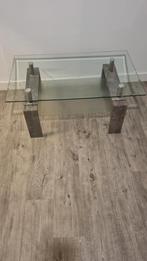 Table de salon en verre, Ophalen, Gebruikt, 100 tot 150 cm, 50 tot 100 cm